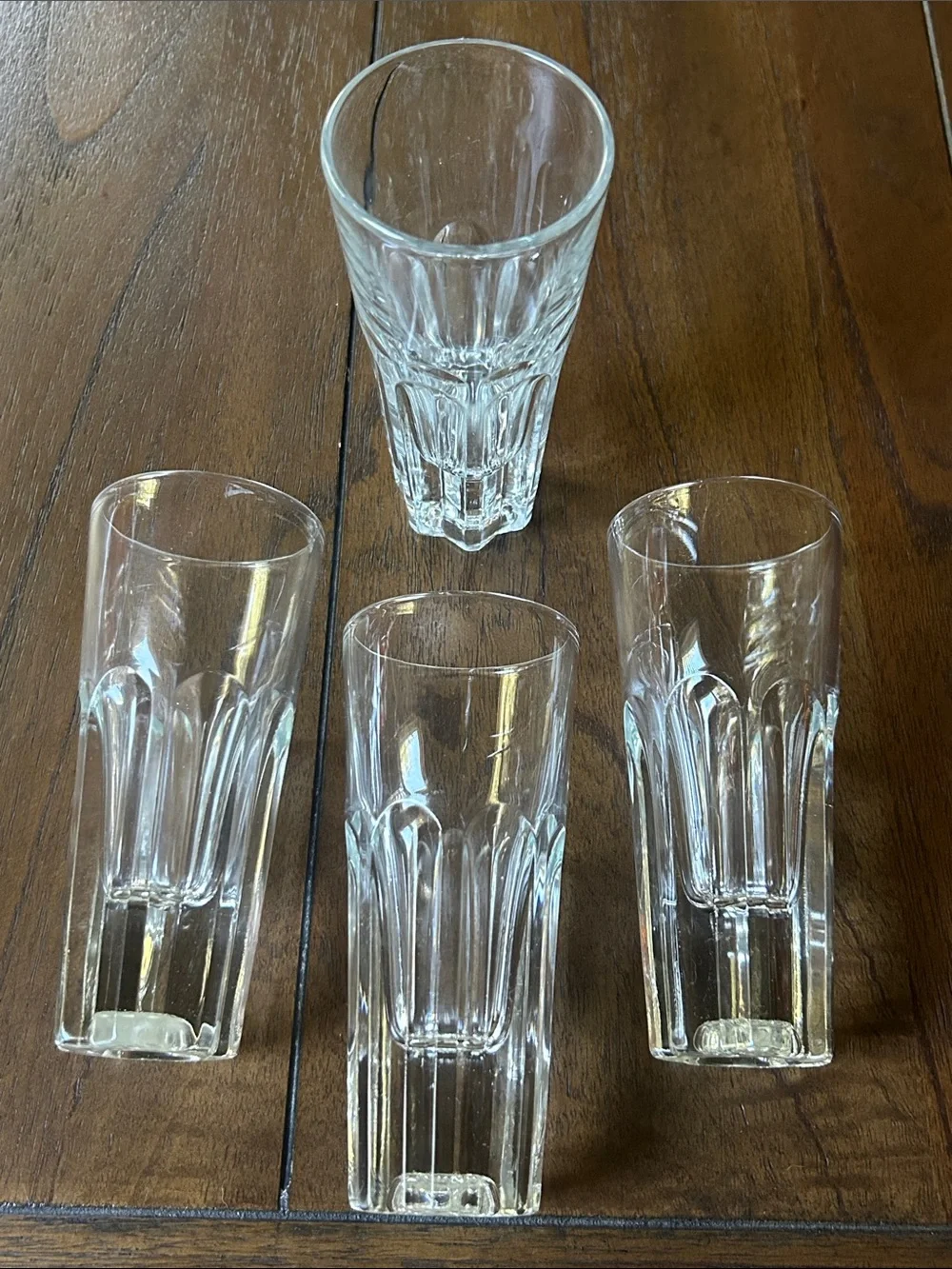 VINTAGE Italian Pressed Glass 4 oz. Tumblers - Set of 4